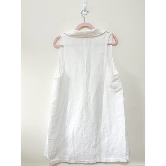 Show Me Your Mumu White Levi Linen Blazer Dress Size XL - Picture 3 of 4